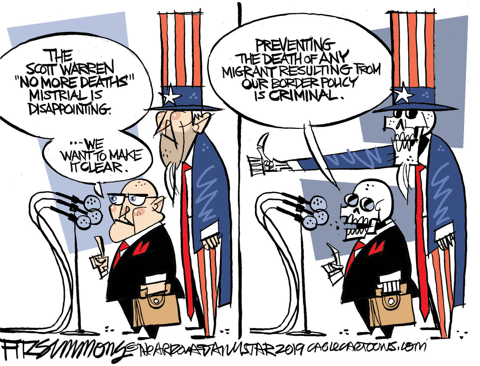 Daily Fitz Cartoon: Scott Warren